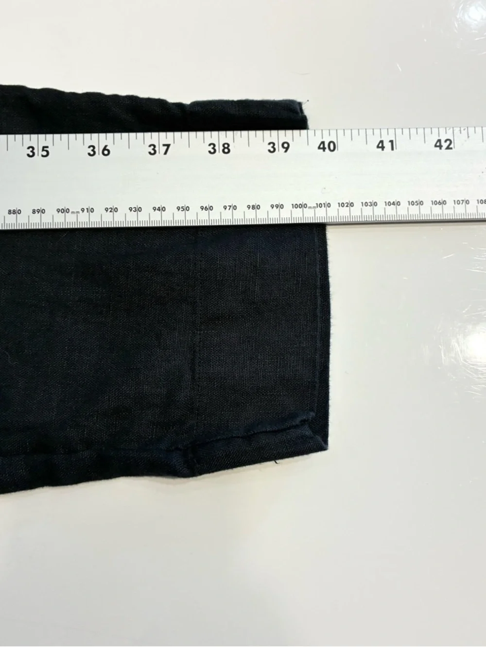 Nwot COS Linen Pants Women Size 2 Black Drawstring